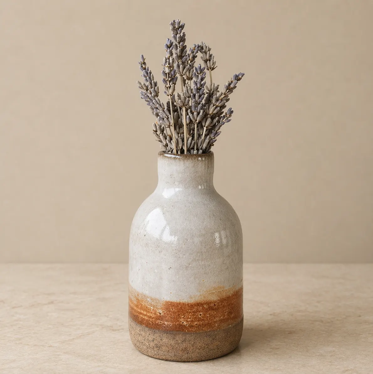 Lavender vase