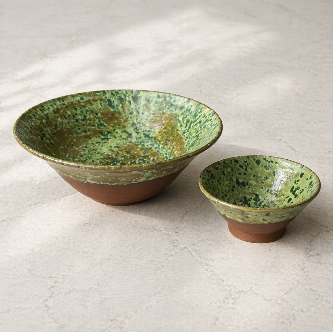 Lime shower bowls — Side