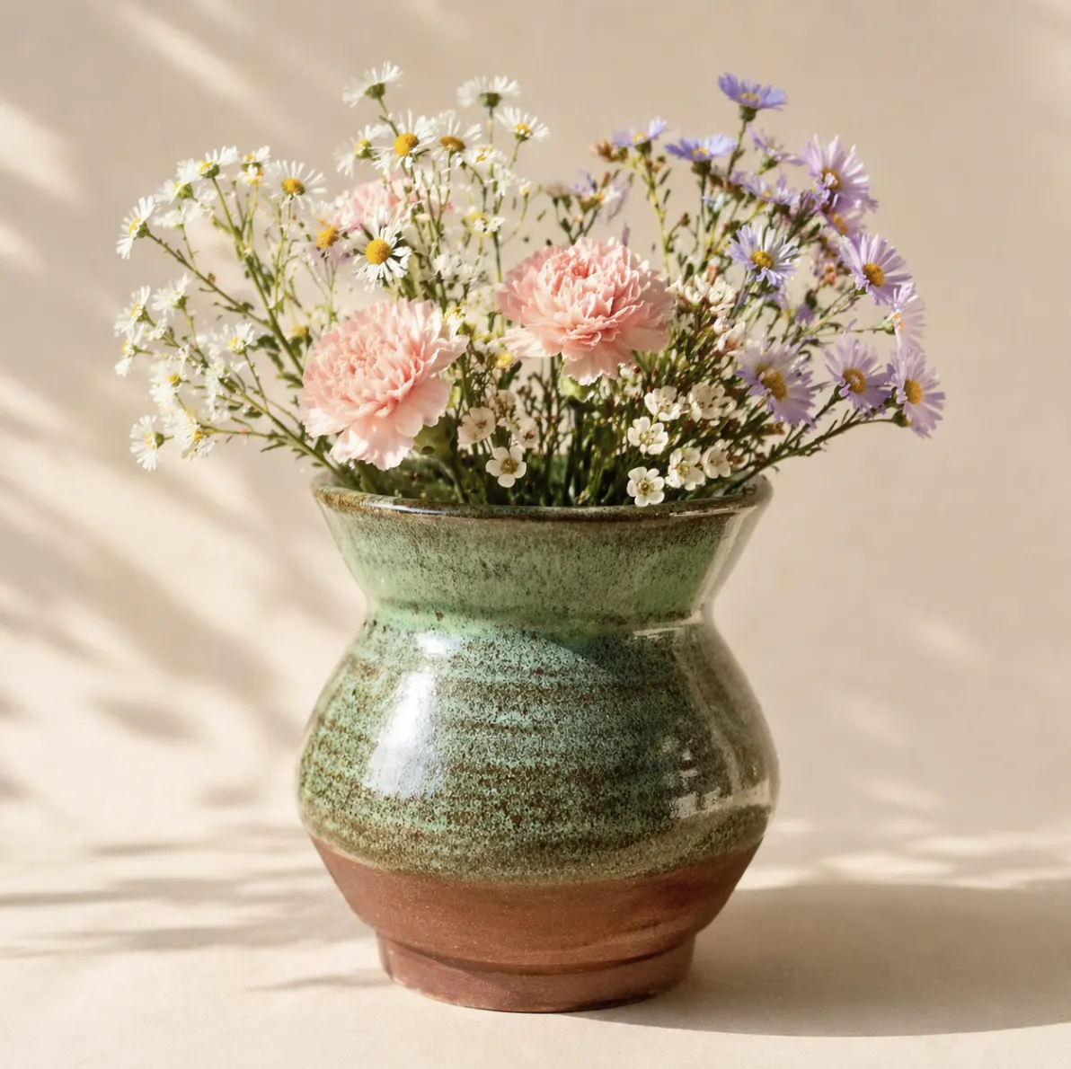 V vase
